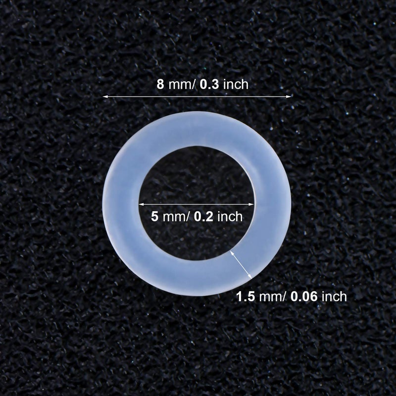 Fiada Keyboard Puller Keycap Removal Tool and 200 Pcs Rubber O-Ring Dampeners Plumbing Rubber O-Ring Seal for Switch and Mechanical Keyboard - Image 4